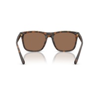 Coach CAE78 HC8427U 512073-57 Matte Dark Tortoise / Brown Solid Lenses