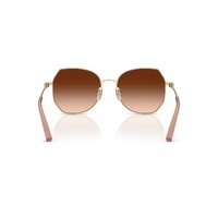 Coach CAD79 HC7175 900574-56 Shiny Light Gold / Brown Gradient Lenses
