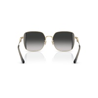 Coach CAD72 HC7177B 90053C-51 Shiny Light Gold w Smoke / Grey Gradient Lenses