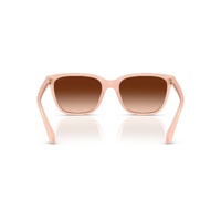 Coach CAE86 HC8429D 511374-56 Milky Light Pink / Brown Gradient Lenses