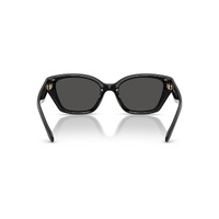 Coach CBY91 HC8434U 500287-53 Black / Grey Solid Lenses