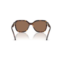 Coach CBY89 HC8437F 512073-56 Dark Tortoise / Brown Solid Lenses