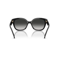 Coach CBY94 HC8438U 500287-56 Black / Grey Gradient Lenses