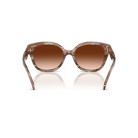 Coach CBY94 HC8438U 590174-56 Striated Redwood w Maple / Brown Gradient Lenses