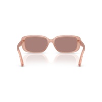 Coach CBY86 HC8444D 591473-57 Milky Pink / Light Brown Solid Lenses