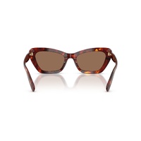 Coach CDP52 HC8452U 593873-54 Walnut Tortoise / Brown Lenses
