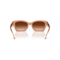 Coach CDP49 HC8451U 593774-54 Transparent Brown / Brown Gradient Lenses