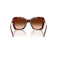 Coach CFU03 HC8461U 593874-54 Walnut Tortoise / Brown Gradient Lenses