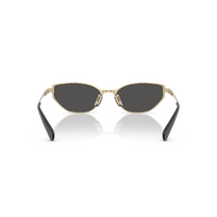Coach CFU22 HC7196D 900130-54 Shiny Light Gold / Grey Solid Lenses