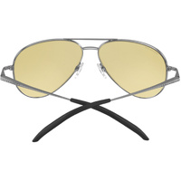 Serengeti Carrara Small 8553 Shiny Silver / 555nm Blue Polarised Photochromic Lenses