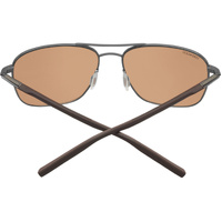 Serengeti Spello 8799-AU Shiny Gunmetal & Brown / Drivers AU Polarised Photochromic Lenses