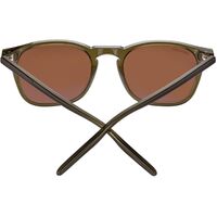 Serengeti Delio SS021001 Shiny Crystal Khaki / Drivers Polarised Photochromic Lenses