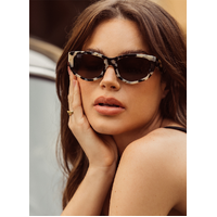 Bask Eyewear Poet 45-2720 Beige Tortoise / Brown Polarised Lenses