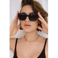 Bask Eyewear Sol 89-6611 Crystal Blue / Grey Gradient Polarised Lenses