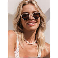 Bask Eyewear Saint 04-8921 Nude Pink / Brown Gradient Polarised Lenses