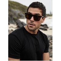 Bask Eyewear Kai 13-7520 Matte Dark Tortoise / Brown Polarised Lenses