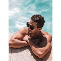 Bask Eyewear Sheyd 95-0210 Matte Black / Grey Polarised Lenses
