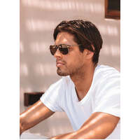 Bask Eyewear Ryse 17-5410 Gunmetal and Crystal Grey / Grey Polarised Lenses