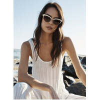 Bask Eyewear Peggy 25-4121 Cotton / Brown Gradient Polarised Lenses