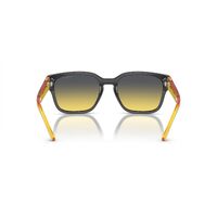 Arnette Hamie AN4325 27862Q-54 Transparent Grey / Yellow w Dark Grey Lenses