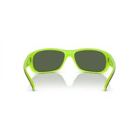 Arnette Uka-Uka AN4290 29429A-63 Top Black w Fluro Green / Dark Green Polarised Lenses