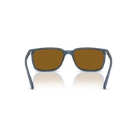 Arnette Dinsky AN4364 299683-57 Opaline Blue / Dark Brown Polarised Lenses
