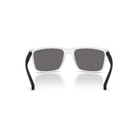 Arnette Stripe AN4251 2761Z3-58 Matte Crystal / Grey Silver Mirror Polarised Lenses
