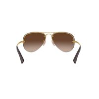 Ray-Ban RB3449 001/13-59 Aviator Gold / Dark Brown Gradient Lenses
