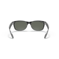 Ray-Ban RB2132 605258-55 New Wayfarer Black On Transparent / Green Classic G-15 Polarised Lenses