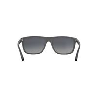 Emporio Armani EA4033 5229T3-56 Rubber Black & Grey / Grey Gradient Polarised Lenses