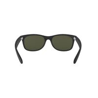 Ray-Ban RB2132 622-58 New Wayfarer Rubber Black / Green Classic G-15 Lenses