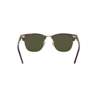 Ray-Ban RB3016F W0366-55 Clubmaster A Fit Mock Tortoise On Gold / Green Classic G-15 Lenses