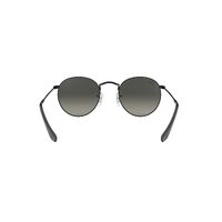Ray-Ban RB3447N 002/71-50 Round Metal Polished Black / Grey Gradient Lenses