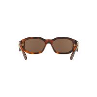 Versace VE4361 521773-53 Havana / Dark Brown Lenses