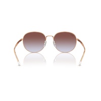 Ray-Ban RB3727D 9202I8-57 Rose Gold / Light Blue & Violet Lenses