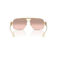 Versace VE2269 10027E-62 Gold / Light Pink Silver Mirror Lenses
