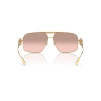 Versace VE2269 10027E-62 Gold / Light Pink Silver Mirror Lenses