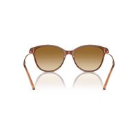 Emporio Armani EA4220 61103B-54 Shiny Transparent Light Brown / Yellow Gradient Light Brown Lenses