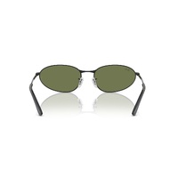 Ray-Ban RB3734 002/B1-56 Polished Black / Dark Green Lenses