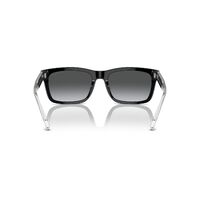 Emporio Armani EA4224 5017T3-57 Shiny Black / Dark Grey Polarised Lenses