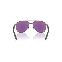 Emporio Armani Kids EK2001 30173R-53 Matte Green / Grey Mirror Green Lenses
