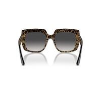 Dolce & Gabbana DG4414 32998G-54 Black On Leo Brown / Grey Gradient Lenses