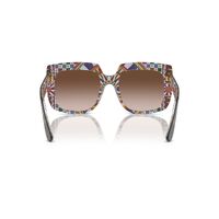 Dolce & Gabbana DG4414 321713-54 Havana On White Barrow / Brown Gradient Lenses