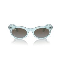 Ray-Ban RB2242 138596-53 Wayfarer Oval Photo Waves Azure / Blue Brown Lenses