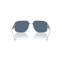 Versace VE2275 100080-60 Silver / Blue Lenses