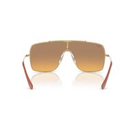 Ray-Ban RB3697M F105Y1-35 Scuderia Ferrari Collection Arista Gold / Orange Mirror Gradient Silver Lenses
