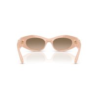 Versace VE4480U 54946I-51 Nude / Brown Gradient w Grey Silver Mirror Lenses
