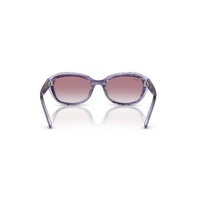 Ray-Ban Junior RJ9081S 71748G-48 Striped Violet On Transparent Violet / Grey Gradient Violet Lenses