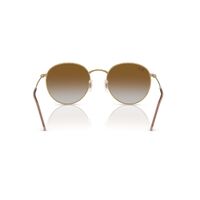 Ray-Ban RBR0103S 001/CB-53 Round Reverse Arista Gold / Clear Gradient Brown Lenses