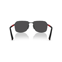 Prada Linea Rossa PSA51S 1BO06F-57 Matte Black / Dark Grey Lenses